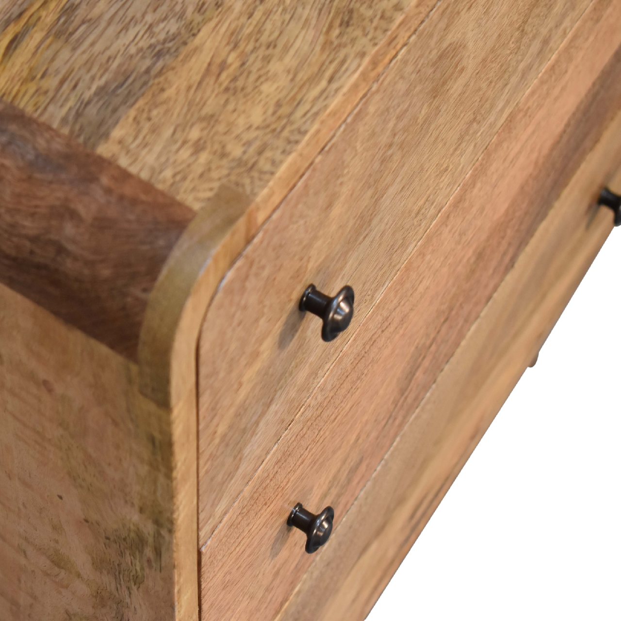 Mini Curved Oak Chest