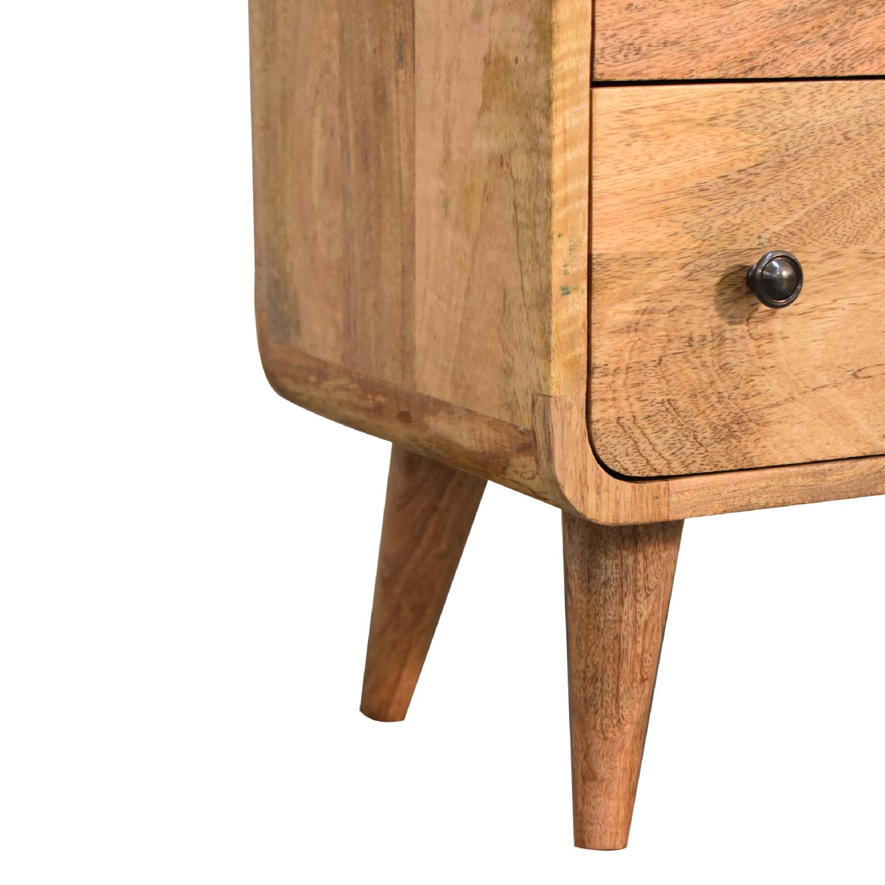 Mini Curved Oak Chest