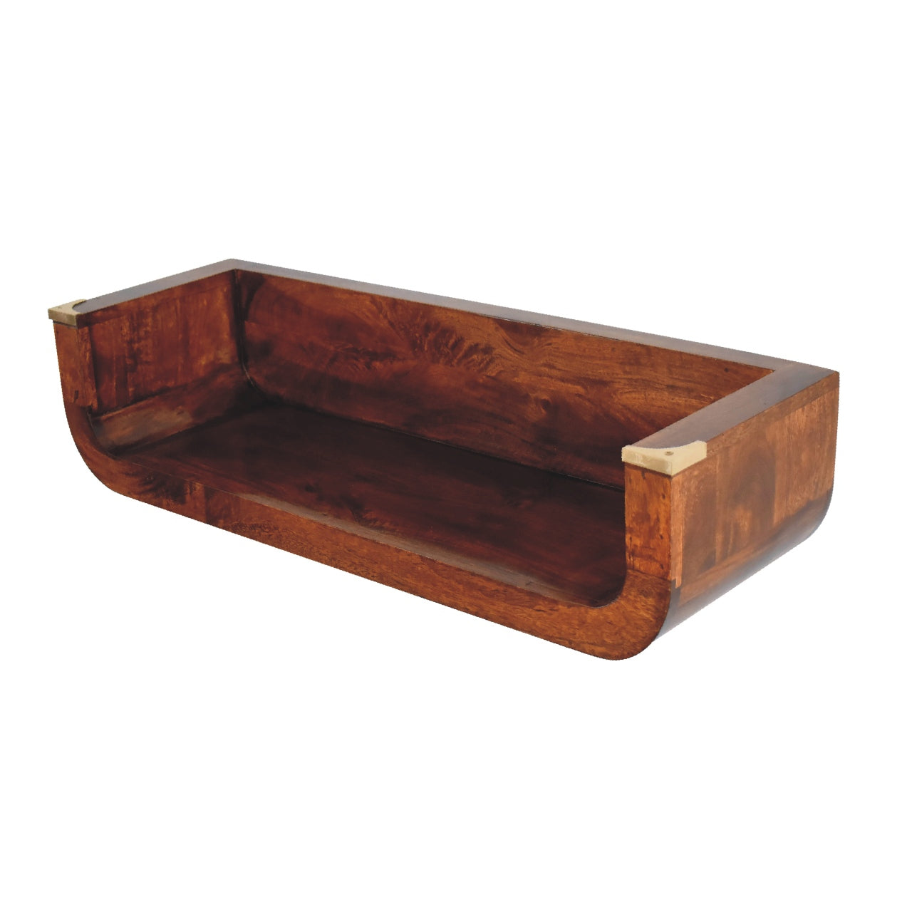 Indira Chestnut Floating Shelf