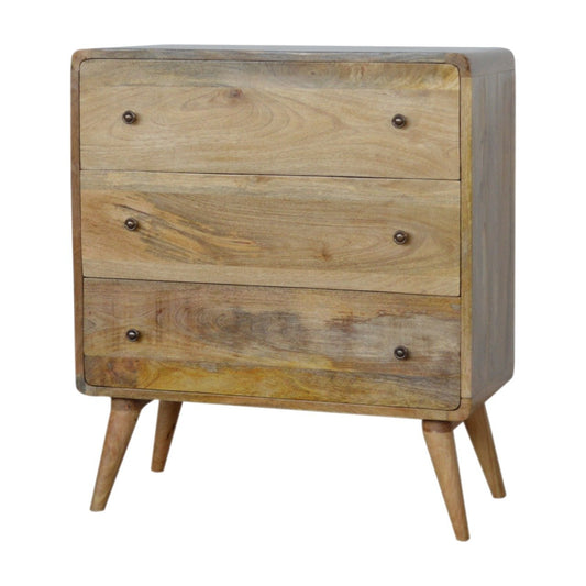 Curved Oak Chest