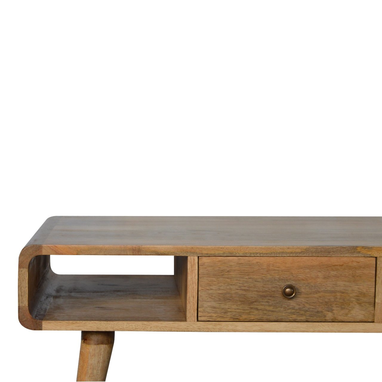Curved Oak Coffee Table